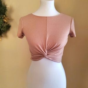 Forever 21 Tan Half top